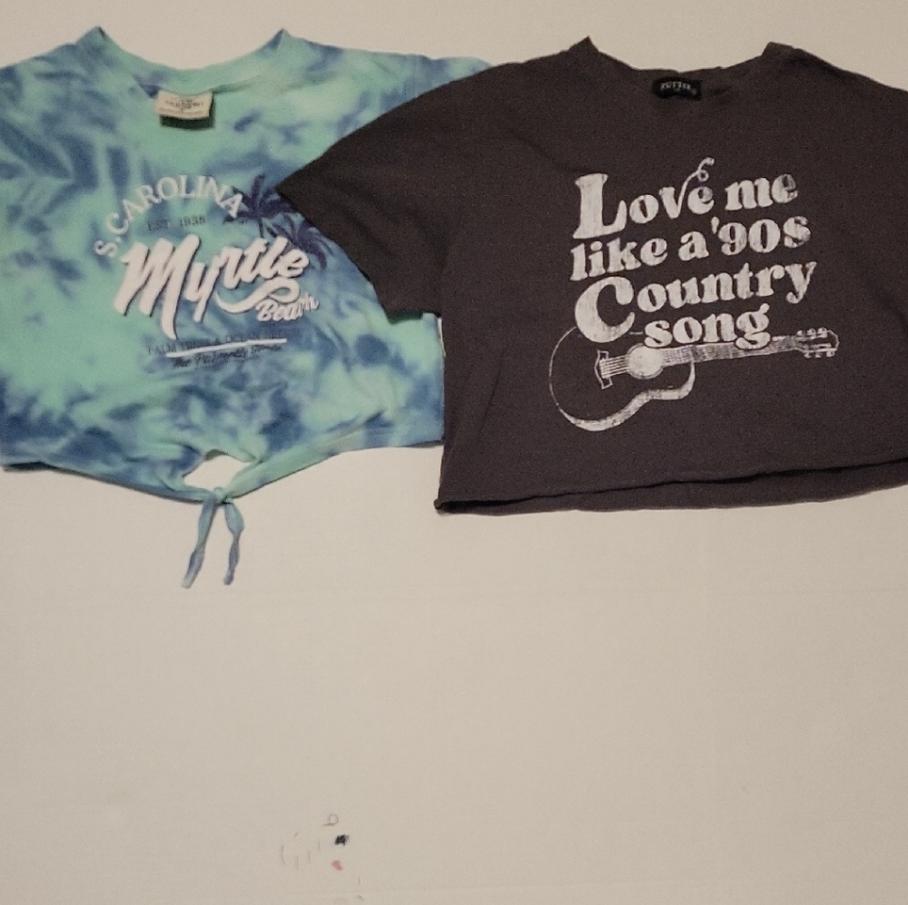 Bundle Of Cropped Tees